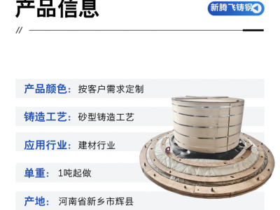 新腾飞铸钢来图定制 生产加工3111端盖 300吨以内 一站式服务图3