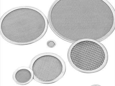 厂家供应圆形不锈钢包边丝网滤片图3