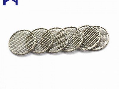 生产15毫米304不锈钢丝网滤片图3