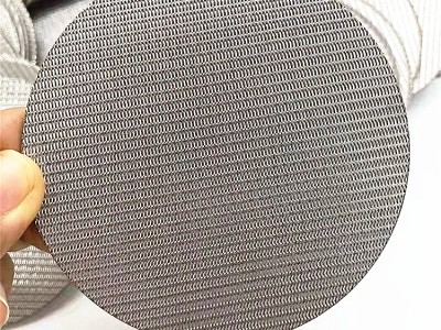 现货供应304不锈钢五层烧结网 圆形烧结滤片图2