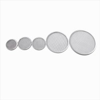 按图纸定做304不锈钢包边丝网滤片 单双层过滤网片