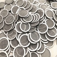 定做圆形不锈钢包边丝网滤片 单双层过滤网片