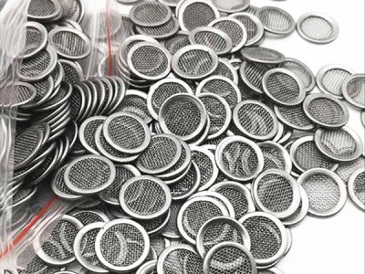 定做圆形不锈钢包边丝网滤片 单双层过滤网片图2