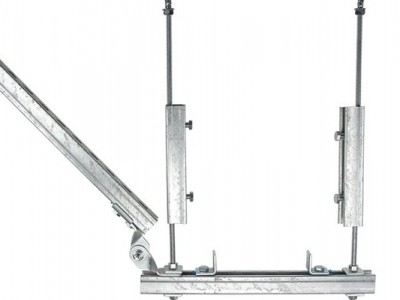 供应电缆桥架侧纵向双向抗震支吊架 成品支架图2