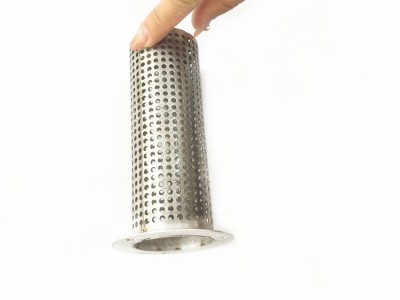 出口带法兰圈不锈钢冲孔网筒图4