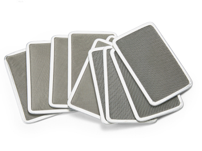 生产圆形或方形不锈钢包边丝网滤片图1