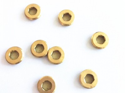 定做圆形铜包边丝网滤片厂家图1