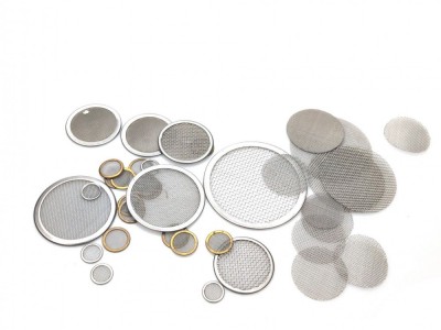 定做圆形不锈钢包边固液分离网片图1