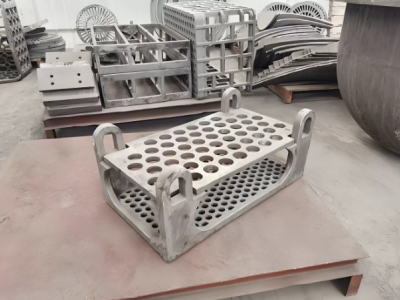 ZG4Cr26Ni4Mn3NRe 挂具 稀土耐热钢铸造料筐 热处理井式炉工件吊挂工装图2