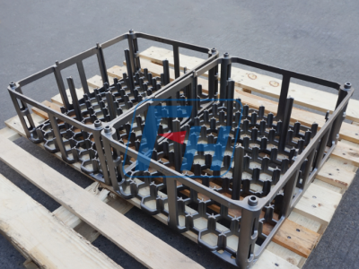 井式炉吊具 ZG30Cr26Ni5 渗碳淬火炉镂空多层装载工装 耐高温铸钢件图4