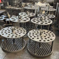 ZG35Cr24Ni7SiN 井式炉料框 热处理耐高温镂空料筐 耐热钢铸造承载工装
